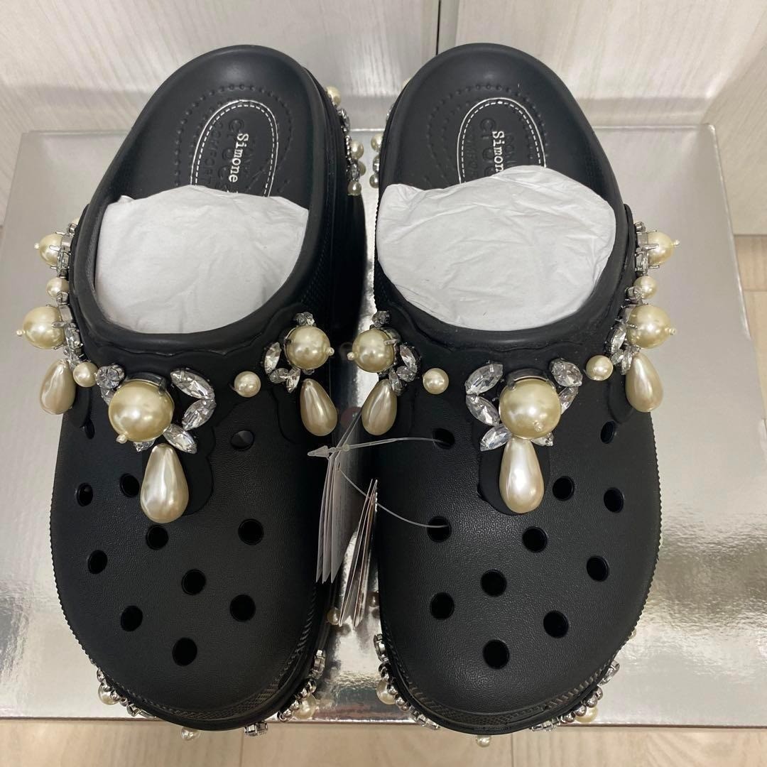 Simone Rocha x Crocs Siren Spiked Clog Black US8 38/39 24cm Unused