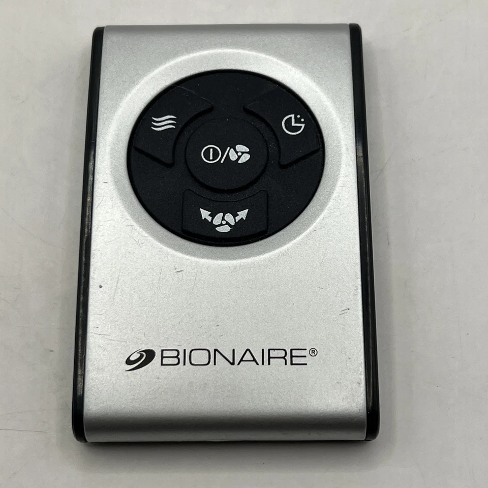 A2 Bionaire 4 Button Ceramic Heater Remote Control Silver Original Works - Image 2 of 4