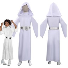 Kinder Star Wars · Leia Prinzessin Cosplay Kostüm Halloween Party Kleid