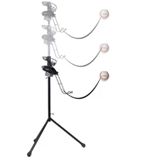 777BHA Dual-Wheels 2in1 Baseball&Cricket Angle and Speed Adjust Pitching Machine
