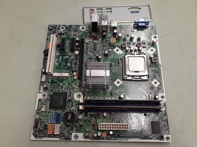 HP 582679-001 DESKTOP MOTHERBOARD / SLGTK / 1x2GB 1x1GB + I/O Shield