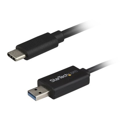 StarTech.com USB C to Data Transfer Cable, Mac/Windows, 6.56 feet, Black 