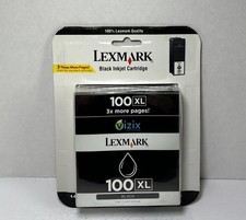 GENUINE LEXMARK 100XL Black 100 XL 14N1068 OEM Ink Cartridge - BRAND NEW SEALED