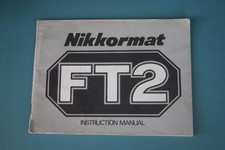 NIKKORMAT FT2 CAMERA INSTRUCTION MANUAL BOOKLET JAPAN VTG FREE SHIPPING