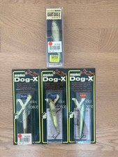 Fishing Lure Megabass Dock X Giant Dog X Set of 4 Old Lure