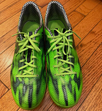 Rare Adidas primeknit2.0 cleats Men's Green/Black size 10, company made 10K only