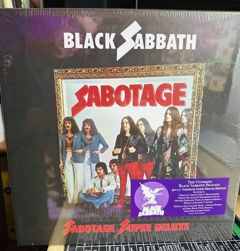 Black Sabbath SABOTAGE SUPER DELUXE 4LP & 7in BOXSET. New & Sealed. Ozzy.