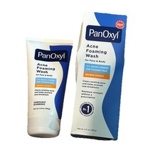 PanOxyl Acne Foaming Wash Benzoyl Peroxide 10 Max Strength Antimicrobial 5.5oz