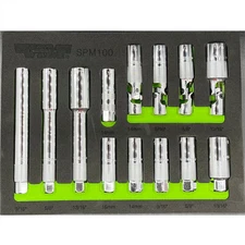 Vim SPM100 13pc 3/8" Drive Master Spark Plug Tool Set