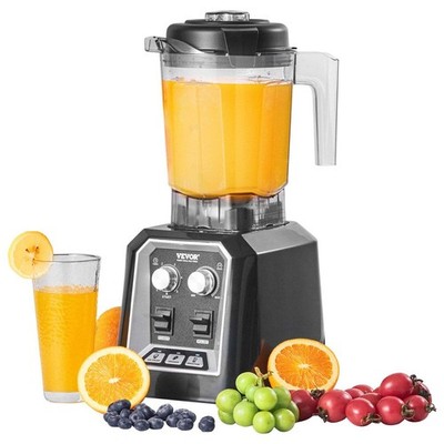 Mixer Kommerzieller Standmixer 2200 W Mit Behälter Aus Kunststoff, Hochleistungs