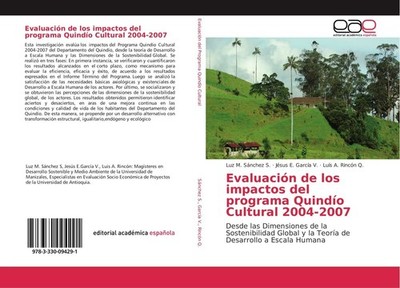 Evaluación de los impactos del programa Quindío Cultural 2004-2007 Luz M. Sánche