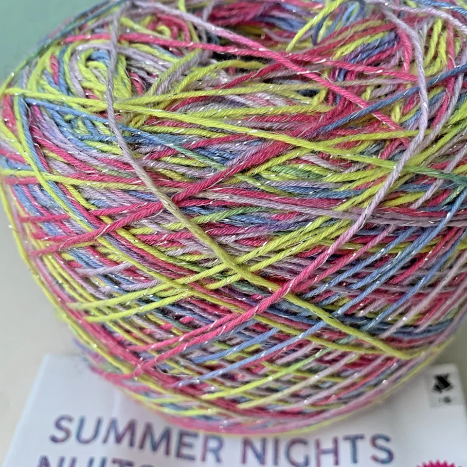 Lion Brand - SUMMER NIGHTS #309 Passion Fruit - 7 oz Acrylic Blend BONUS BUNDLE - Image 2 of 4