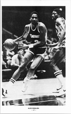 1982 Denver Nuggets NBA Page - Alex English - Vintage Basketball Page