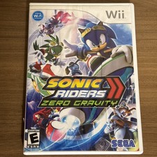 Sonic Riders: Zero Gravity (Nintendo Wii, 2008) CIB Complete In Box Tested 