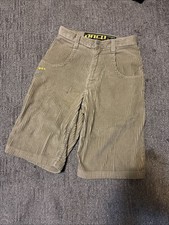 Vintage 90s JNCO Jeans Mens 29x13 Made In USA Khaki Corduroy Baggy Shorts Skater