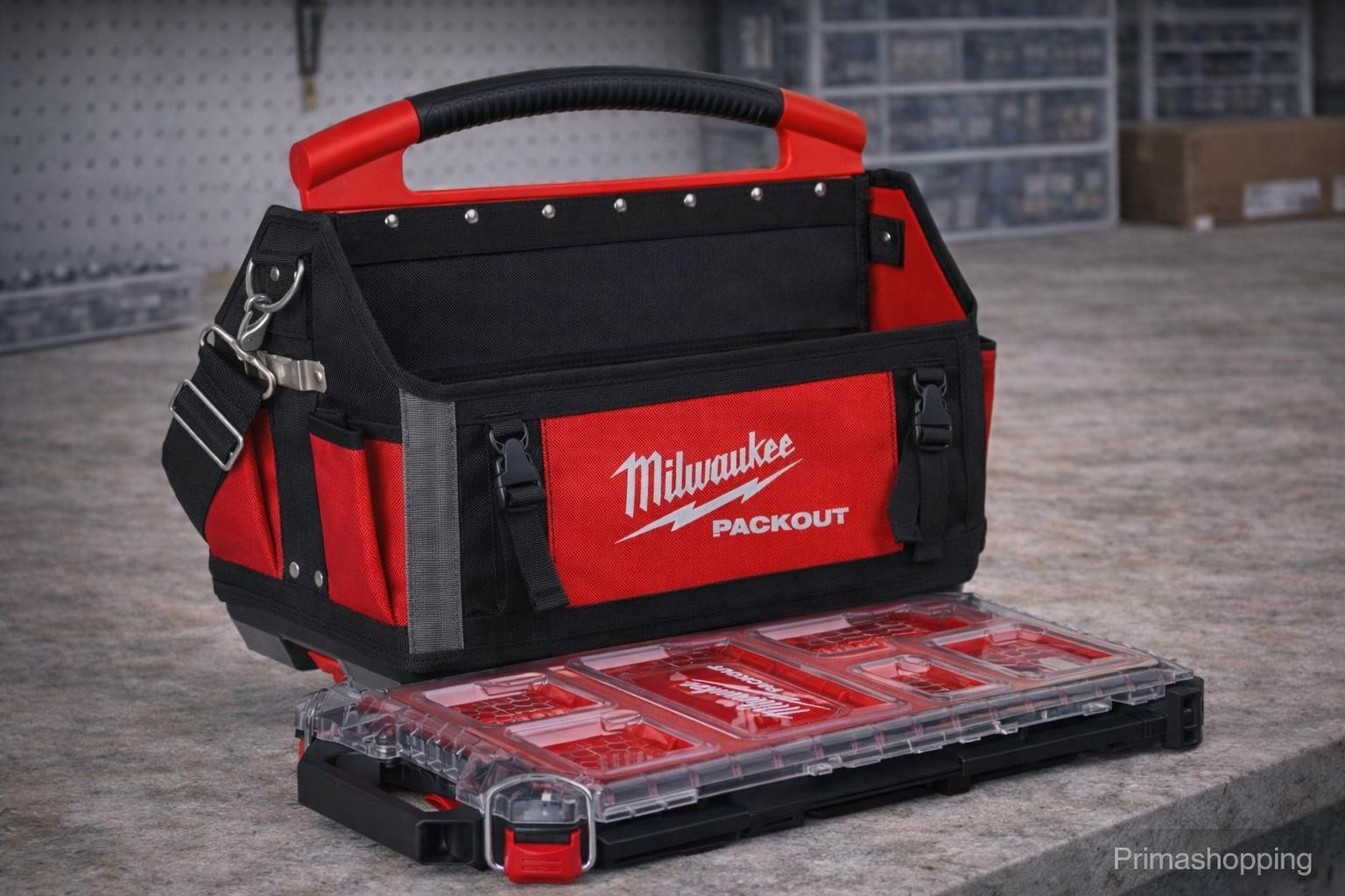 Offerta Kit Milwaukee PACKOUT™ Borsa Utensili + Organizer Scontato