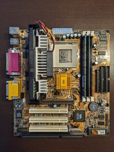 Retro PC Motherboard ECS Elitegroup P6BAT-Me | Intel Pentium 3 | 320 MB RAM
