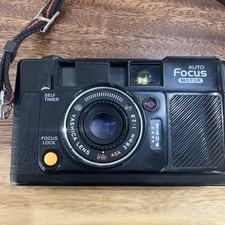 Yashica Auto Focus 35mm Film Camera 38mm f2.8 Lens Camera Runs Can  t Test As Is