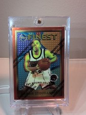 1995-96 Topps Finest Damon Stoudamire #117 (RC) *with coating*