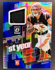 2023 Donruss Optic Chase Brown Rookie RC 1st Year Fresh Patch Bengals