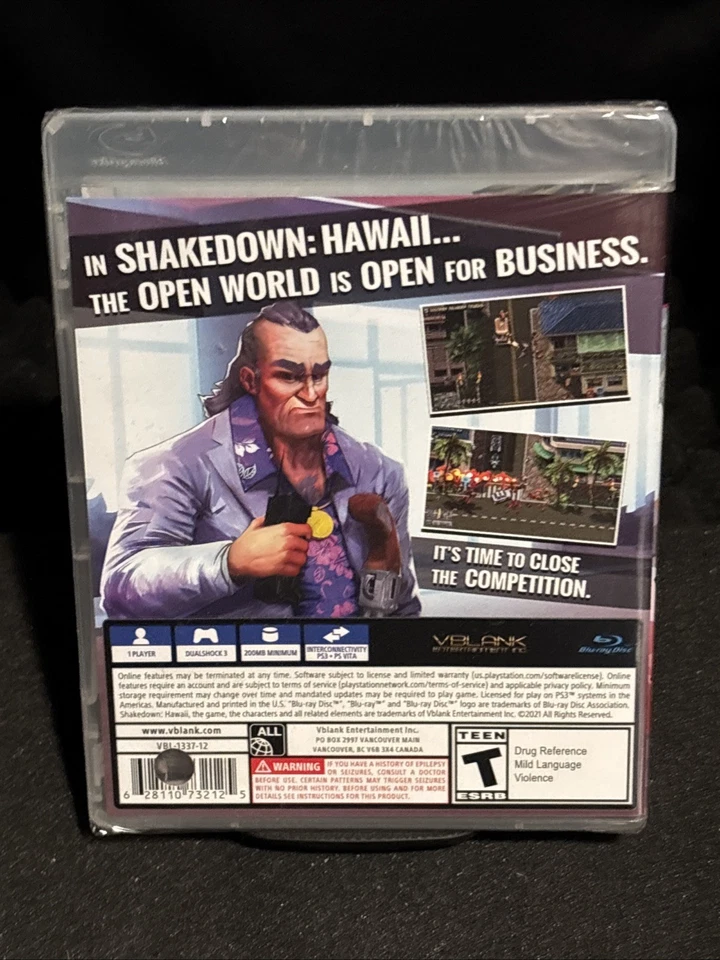 Shakedown Hawaii (PS3) Brand New UPC Punch - Image 2 of 2