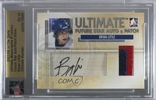 2007-08 ITG Ultimate Memorabilia 8th Edition 5/19 Bryan Little Patch Auto 0c3