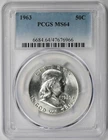 1963 Franklin Half Dollar 50C MS 64 PCGS