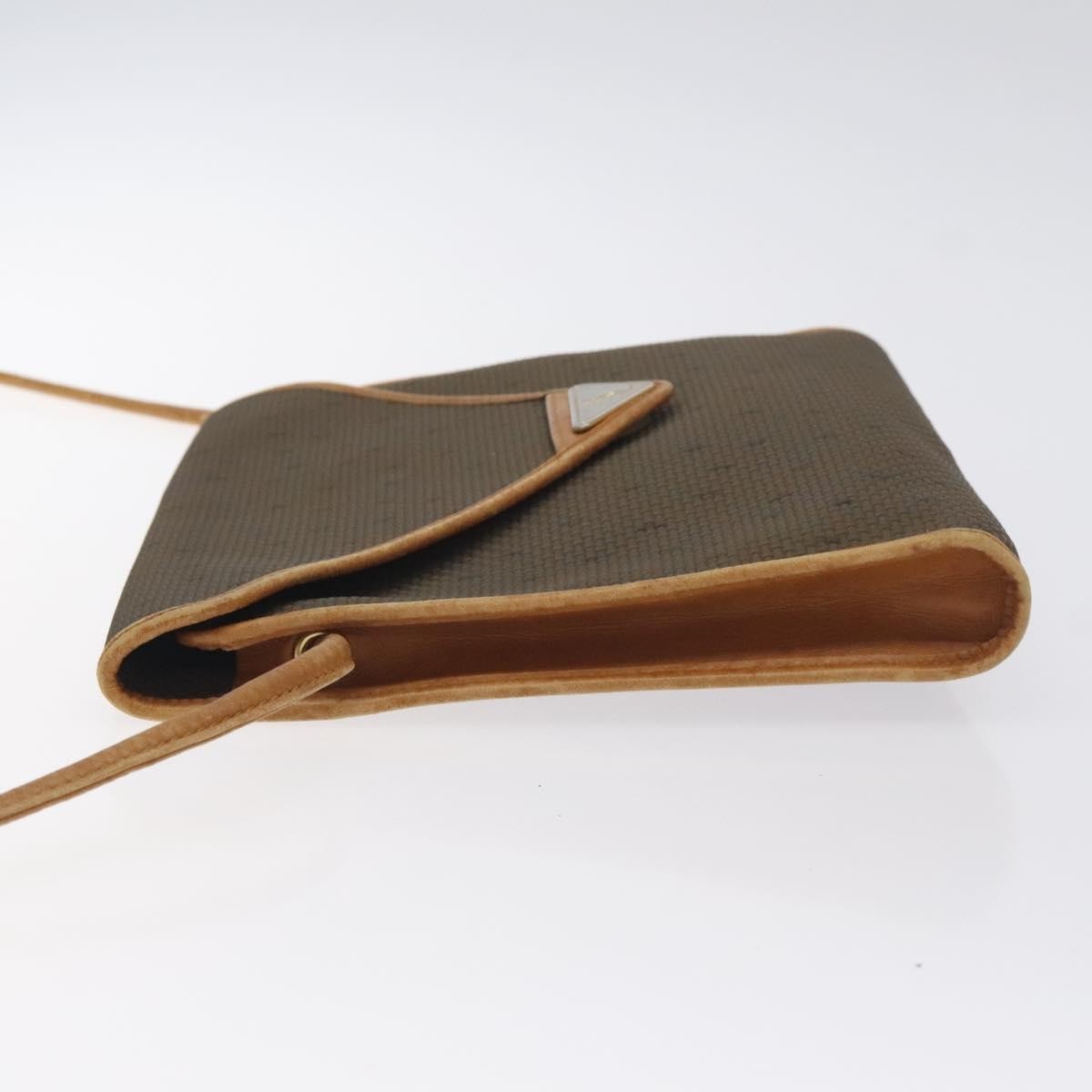 Borsa a tracolla SAINT LAURENT in PVC marrone oro originale am8777