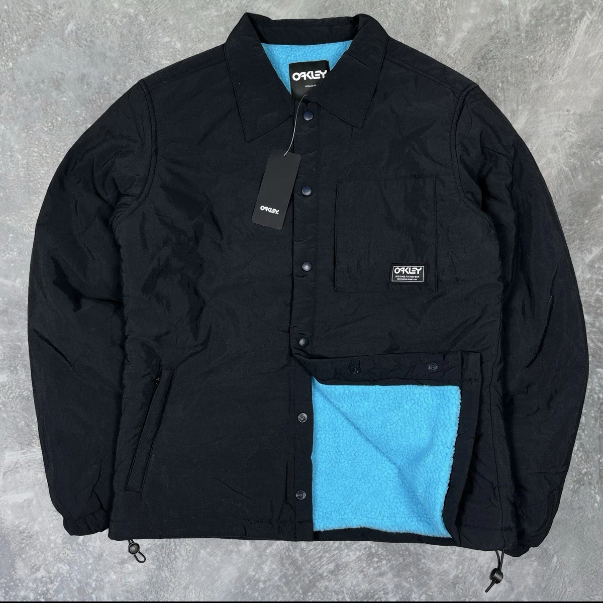 Oakley Nylon Outer Shell Blue Coats, Jackets & Vests for Men for