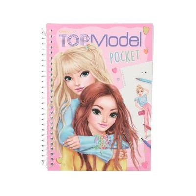 Depesche Topmodel Aktivitätenbuch im Taschenformat mit Aufklebern, 
