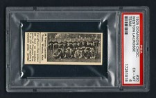 PSA 6 DOMINION CHOCOLATES #30 WESTON LaCROSSE CARD