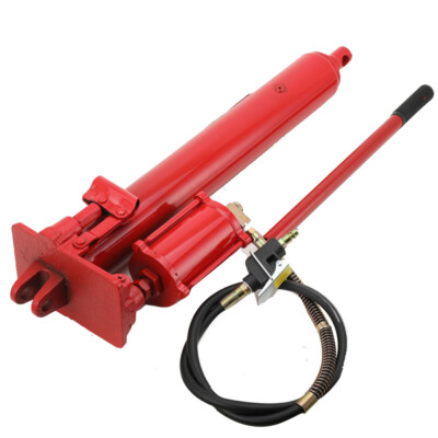 8 Ton Air and Hydraulic Long Ram Bottle Jack Engine Hoist Cherry Picker Tools DE