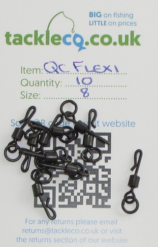 Giratorios de cambio rápido Flexi Ring, Flexi Ring Kwik Lok Giratorios, Carp Swivels, Termi - Imagen 8 de 15