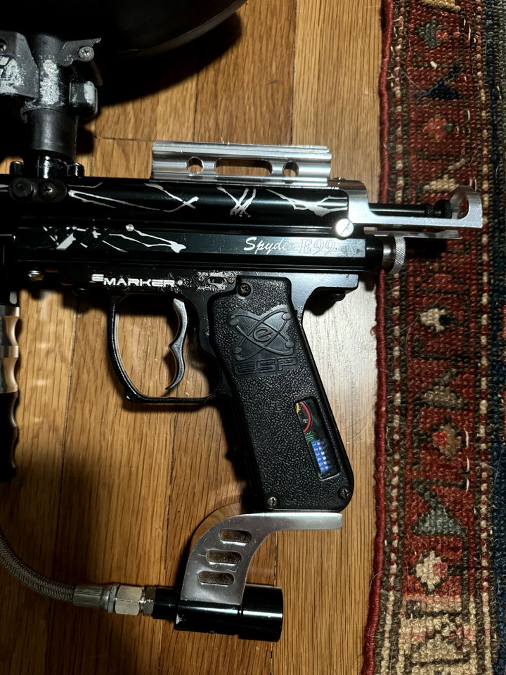 Spyder E99 Paintball Gun + Hopper eBay