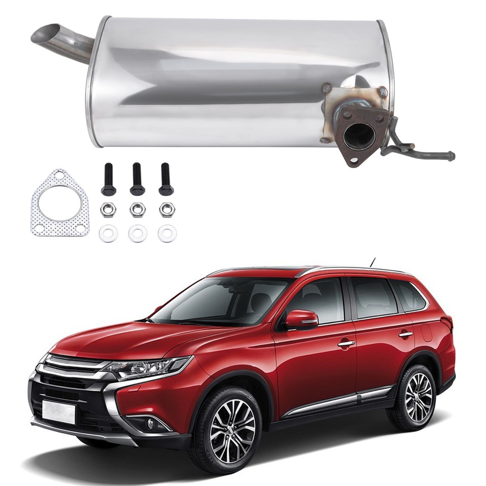 Replacement Stainless Steel Rear Muffler for Mitsubishi