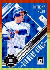 2018 Donruss Optic Anthony Rizzo Diamond Kings Red and Yellow Prizm #1 - Cubs