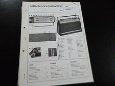 Original Service Manual Schaltplan SABA Transeuropa de Luxe Automatic