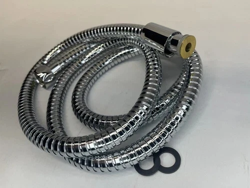 Manguera de ducha de mano de repuesto flexible de acero inoxidable de 60 pulgadas para autocaravana o hogar 5 pies Foto 4 de 4