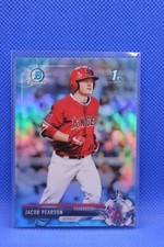 2017 Bowman Draft Chrome Sky Blue Refractor /399 Jacob Pearson #BDC-105 SP RC