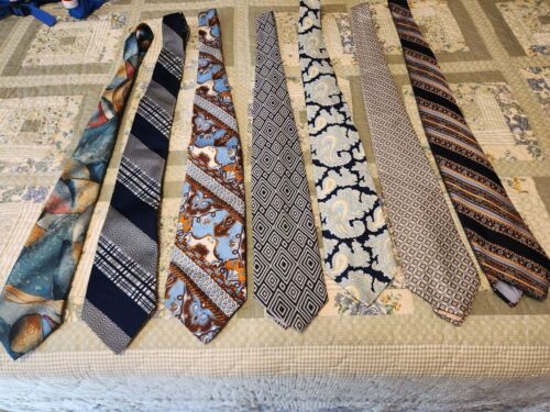Men's ties lot vintage 1970s and 1980s - image 1