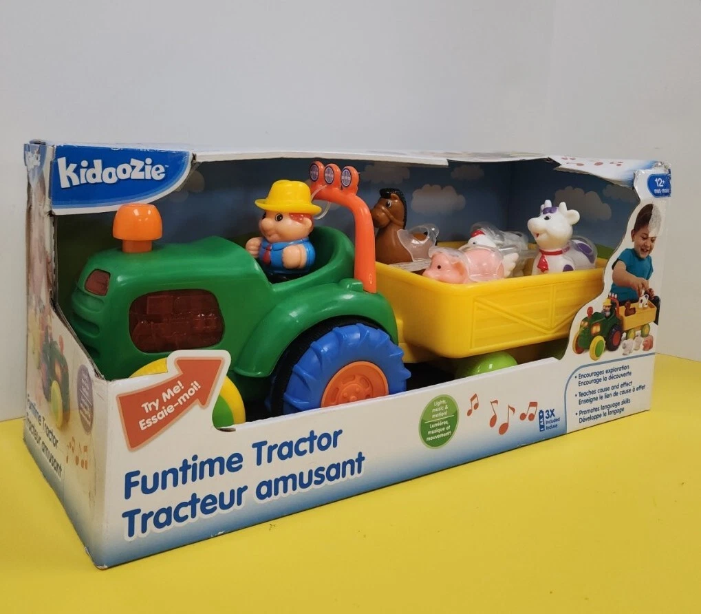 Kidoozie Funtime Tractor. New in Box Wagon Horse Pig sheep cow