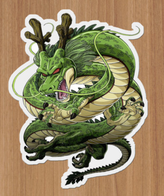 Autocollant Mural Shenron Dragon Ball Z - Décalcomanie Vinyle 3D, Amovible, Multicolore, Pour Chambre