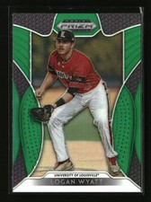2019 Panini Prizm Draft Picks Green Logan Wyatt #36 Louisville Cardinals