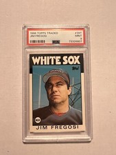 1986 TOPPS TRADED #39T JIM FREGOSI PSA 9 WHITE SOX **LOW POP 3, ONLY 3 HIGHER**