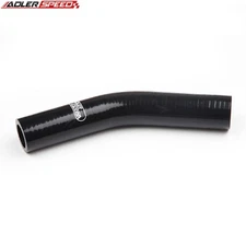 US 1" inch (25.4mm) 45 Degree Elbow Silicone Hose Coupler Intercooler Pipe Black