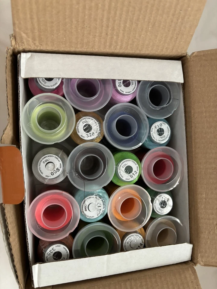 New Brothread Polyester Embroidery Machine Thread Set of 40 (39) missing 1 Color - Image 4 of 4