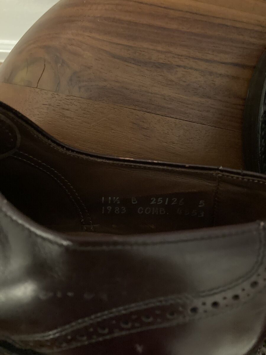 Allen Edmonds Chester Burgundy Wingtip 1983 Dress Shoes Allen Edmonds Chester Burgundy Wingtip 1983 Dress Shoes