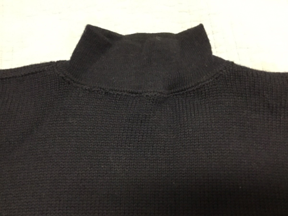 VINTAGE 1965 NAVY SAILOR ORIG ISSUE WOOL KNIT TURTLENECK VINTAGE 1965 NAVY SAILOR ORIG ISSUE WOOL KNIT TURTLENECK