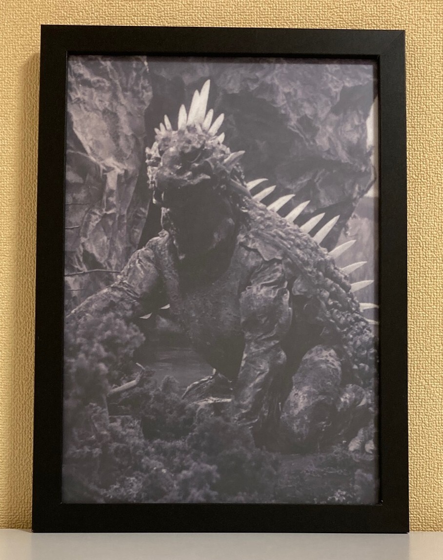Varan 1958 movie framed clear file poster - classic kaiju scene