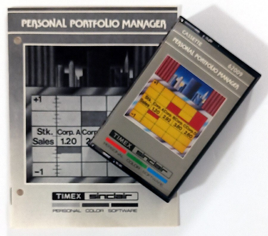 Timex 2068 Application Tape: Personal Portfolio Manager